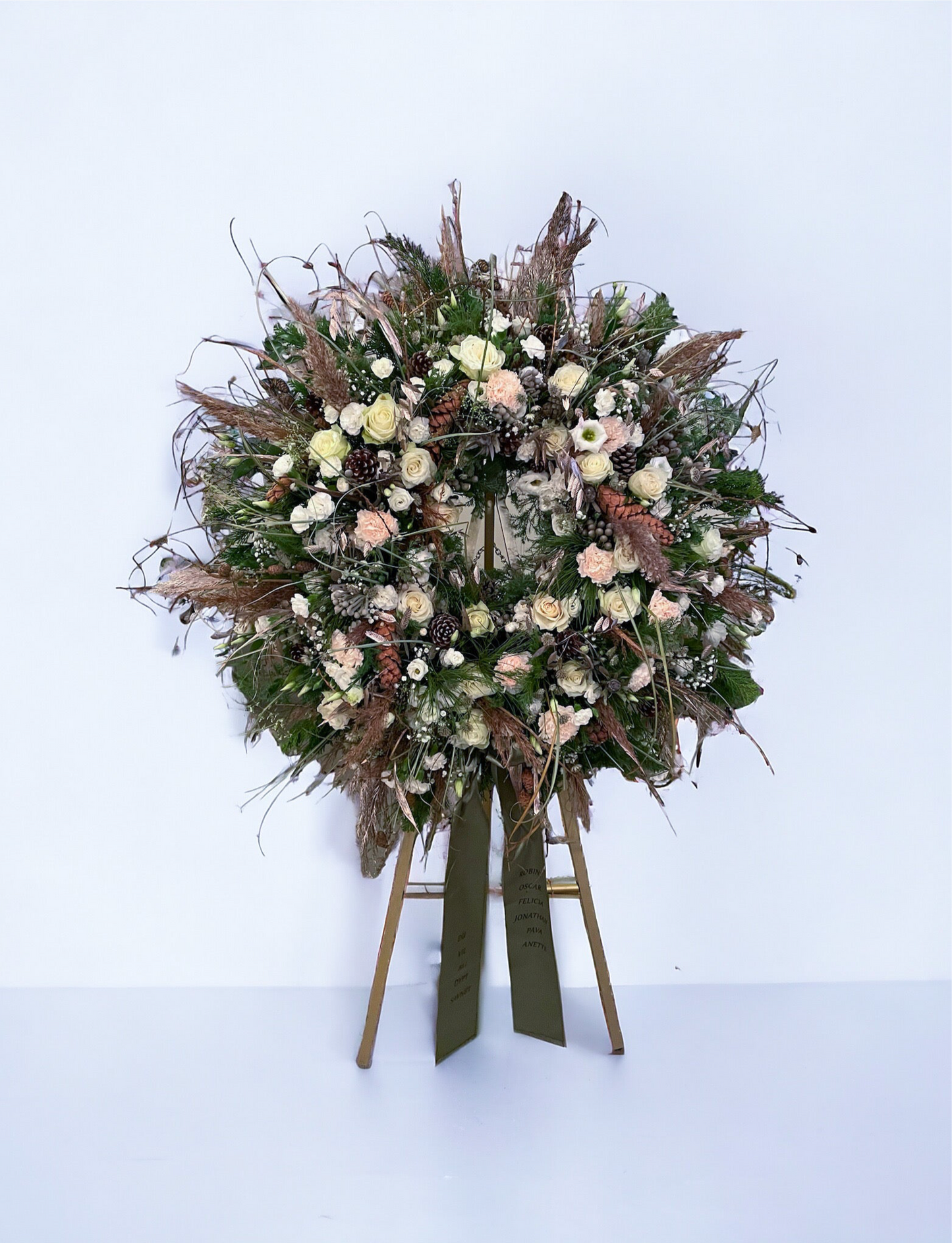 Blomsterkrans vinter