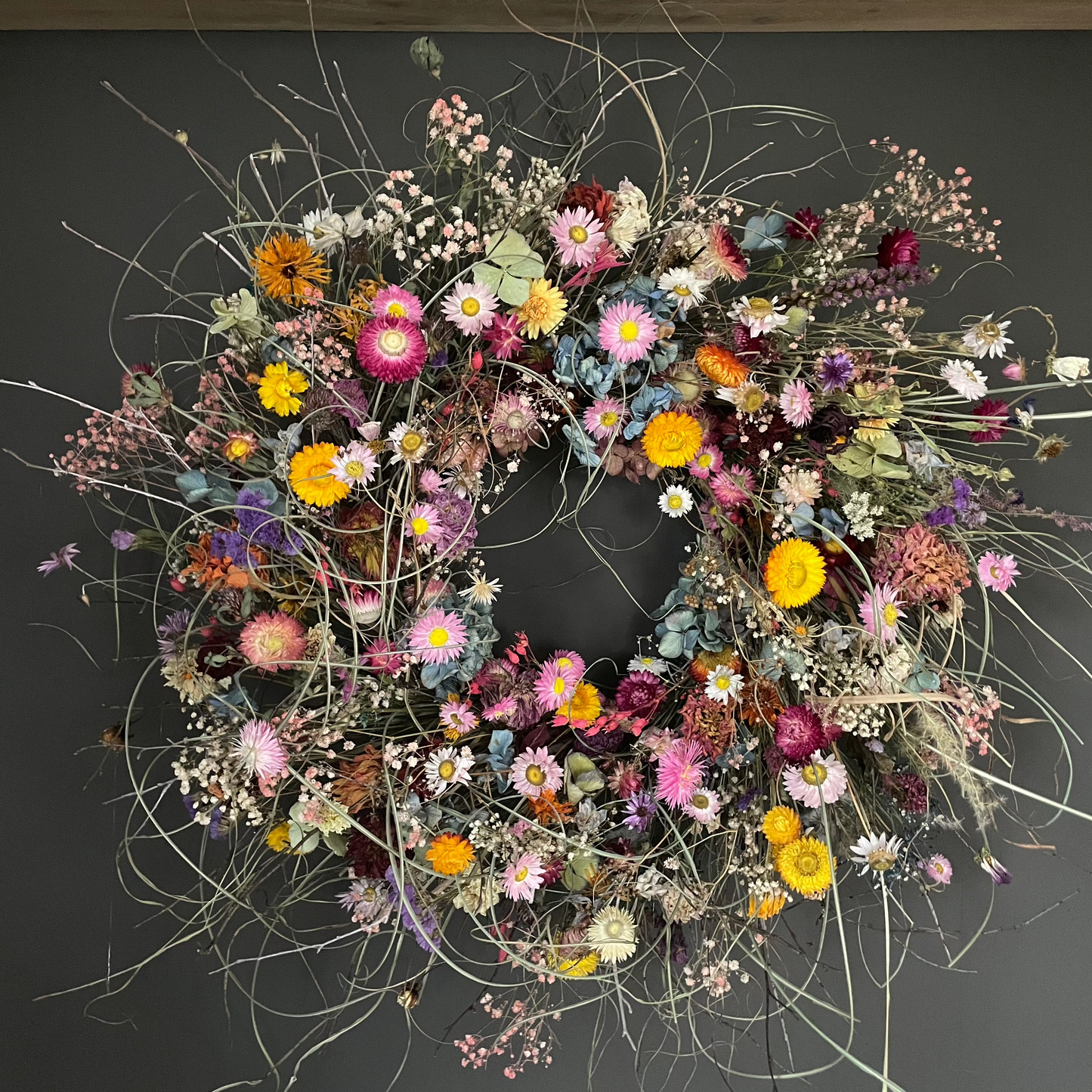 Tørket blomsterkrans