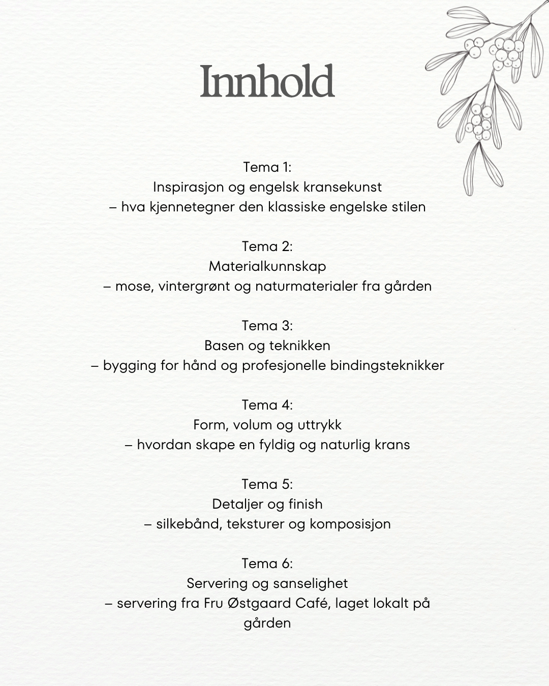 Kurs i engelske julekranser